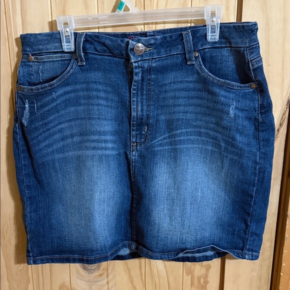 WRANGLER JR. Denim Blue Jean Skirt - Picture 1 of 5